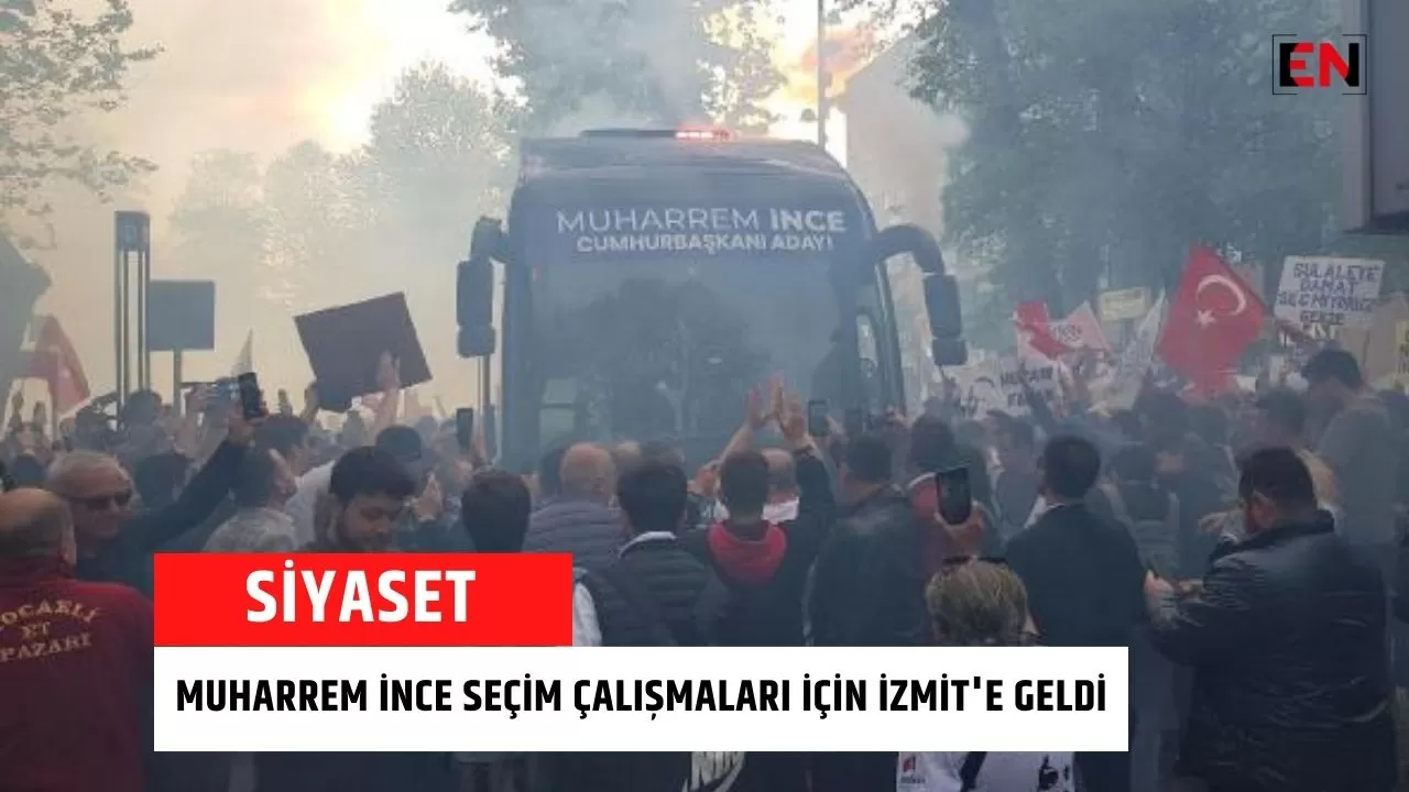 Muharrem İnce seçim çalışmaları için İzmit'e geldi