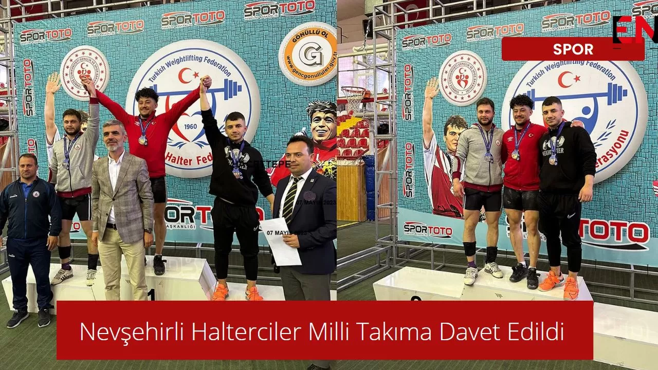 Nevşehirli Halterciler Milli Takıma Davet Edildi