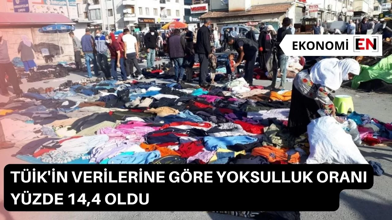 TÜİK'in verilerine göre yoksulluk oranı yüzde 14,4 oldu