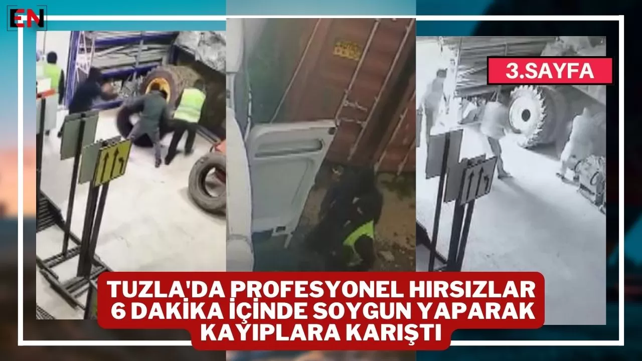 Tuzla'da profesyonel hırsızlar 6 dakika içinde soygun yaparak kayıplara karıştı