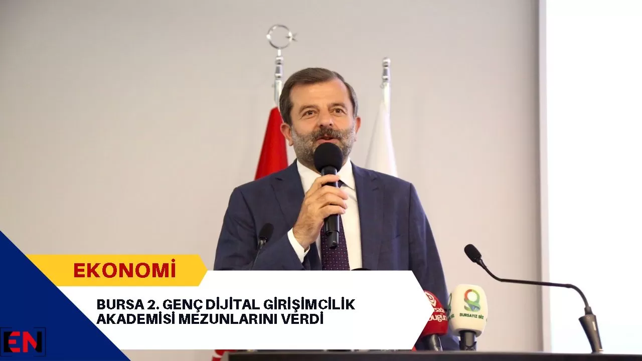 Bursa 2. Genç Dijital Girişimcilik Akademisi mezunlarını verdi