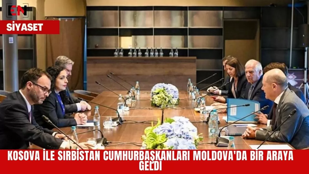 Kosova ile Sırbistan cumhurbaşkanları Moldova'da bir araya geldi