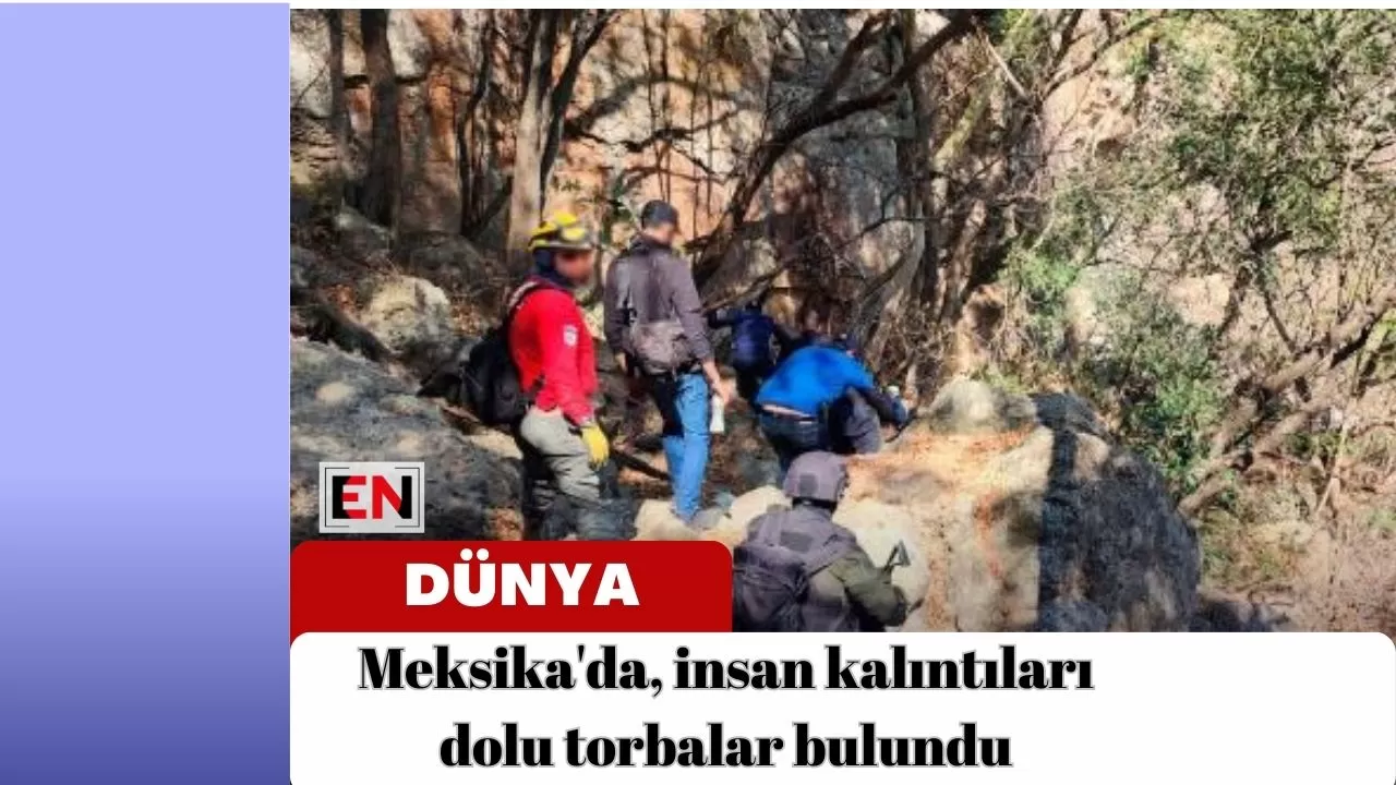 Meksika'da, insan kalıntıları dolu torbalar bulundu