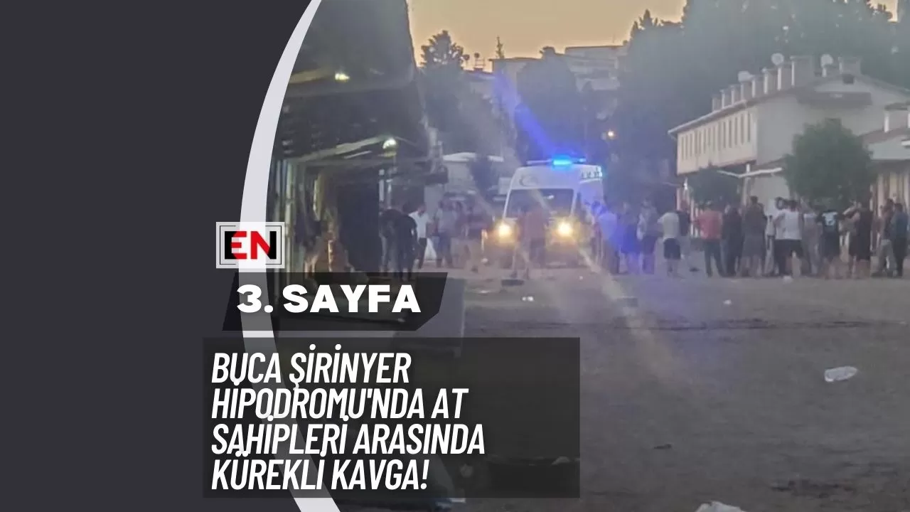 Buca Şirinyer Hipodromu'nda At Sahipleri Arasında Kürekli Kavga!