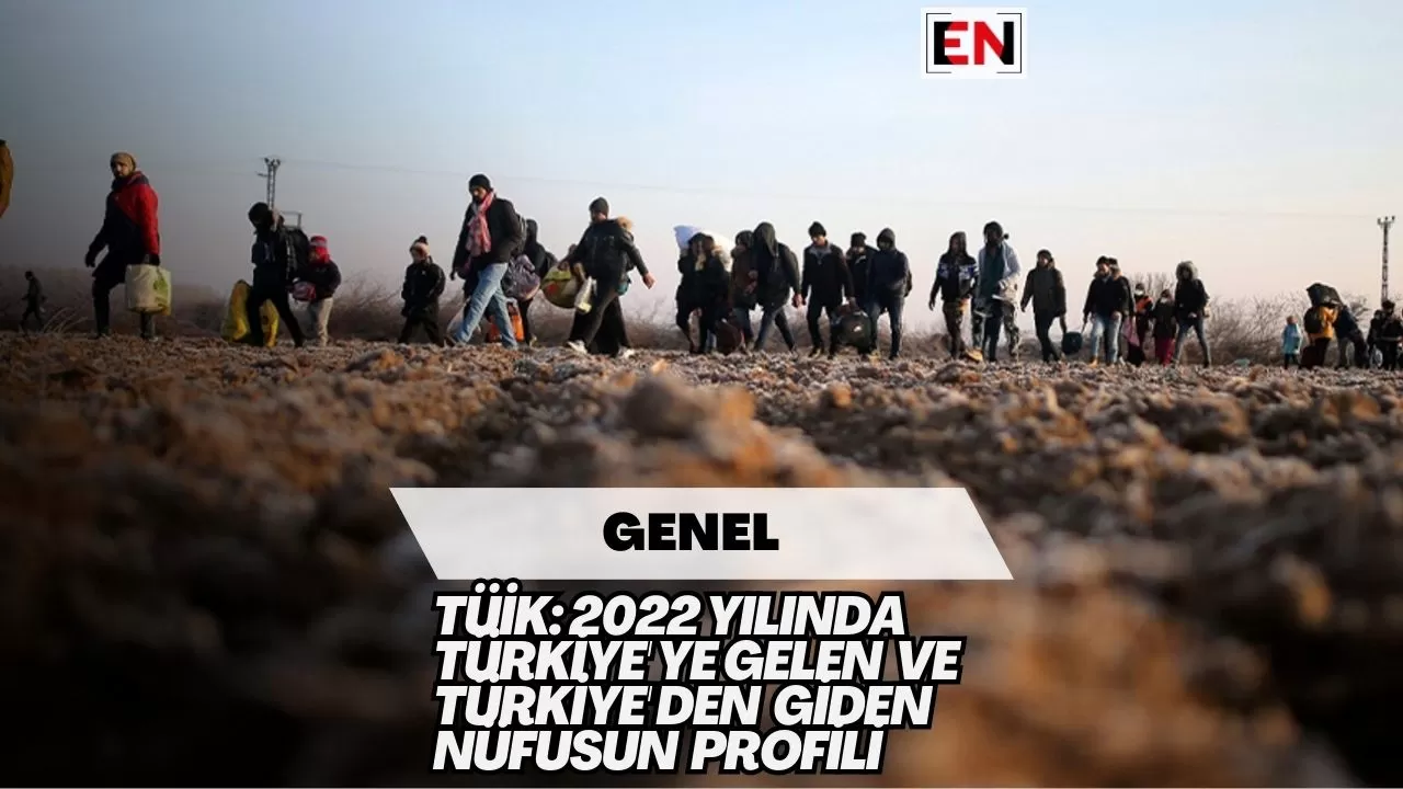 TÜİK: 2022 Yılında Türkiye'ye Gelen ve Türkiye'den Giden Nüfusun Profili