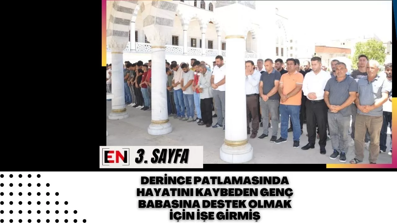 Derince Patlamasında Hayatını Kaybeden Genç Babasına Destek Olmak İçin İşe Girmiş